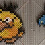 #054-#055 Psyduck and Golduck Perlers