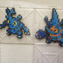 #214 Heracross and Mega-Heracross Perlers