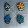 #351 Castform Weather Forms Perlers