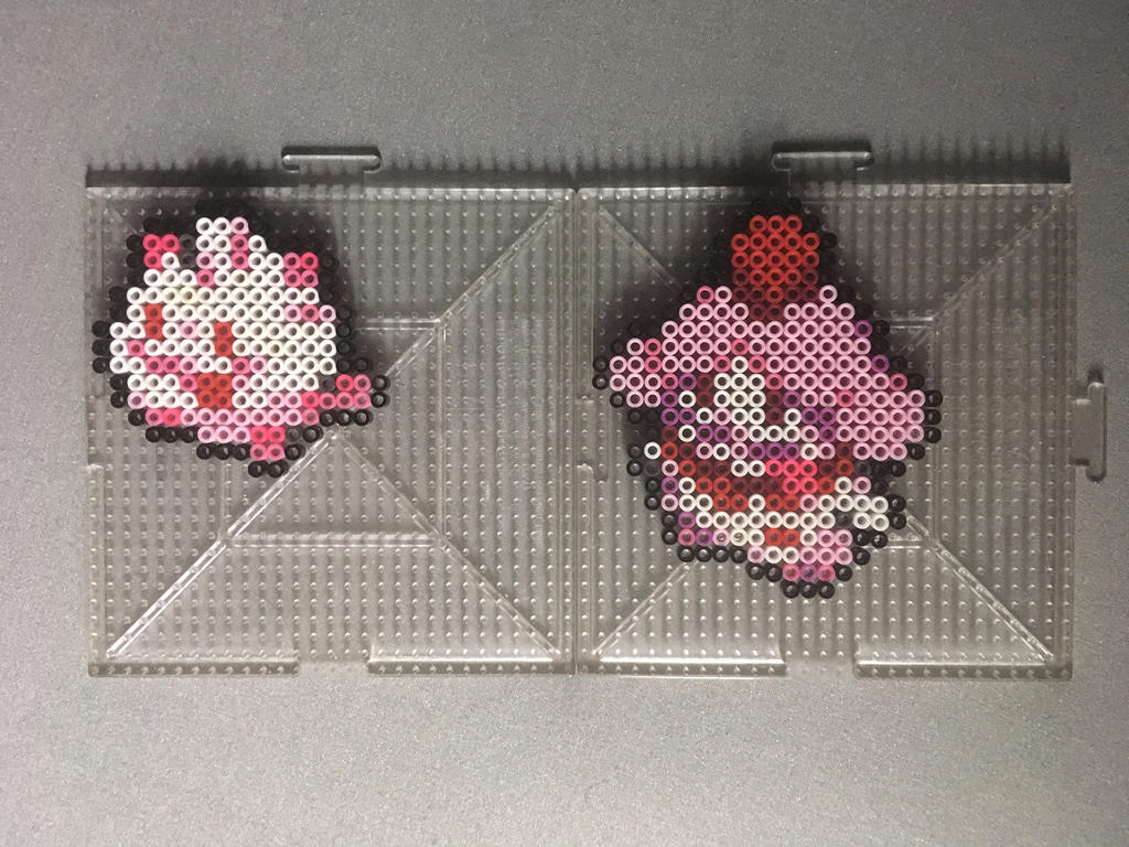 #684-#685 Swirlix and Slurpuff Perlers