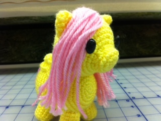 FlutterShy Amigurumi Plush