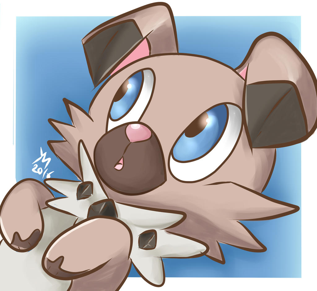 Rockruff Simple Rockruff by YazumiMisora on DeviantArt