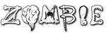 Zombie Typeface by Chibifoxxylady