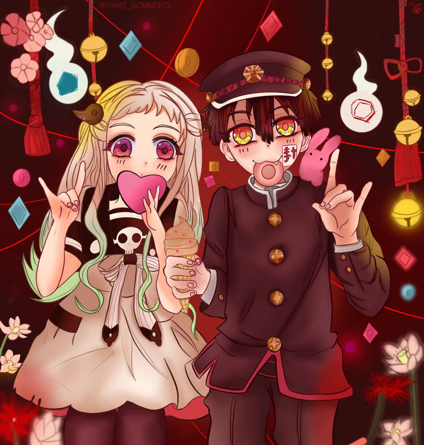 Hanako and Yashiro by yamibonneko on DeviantArt