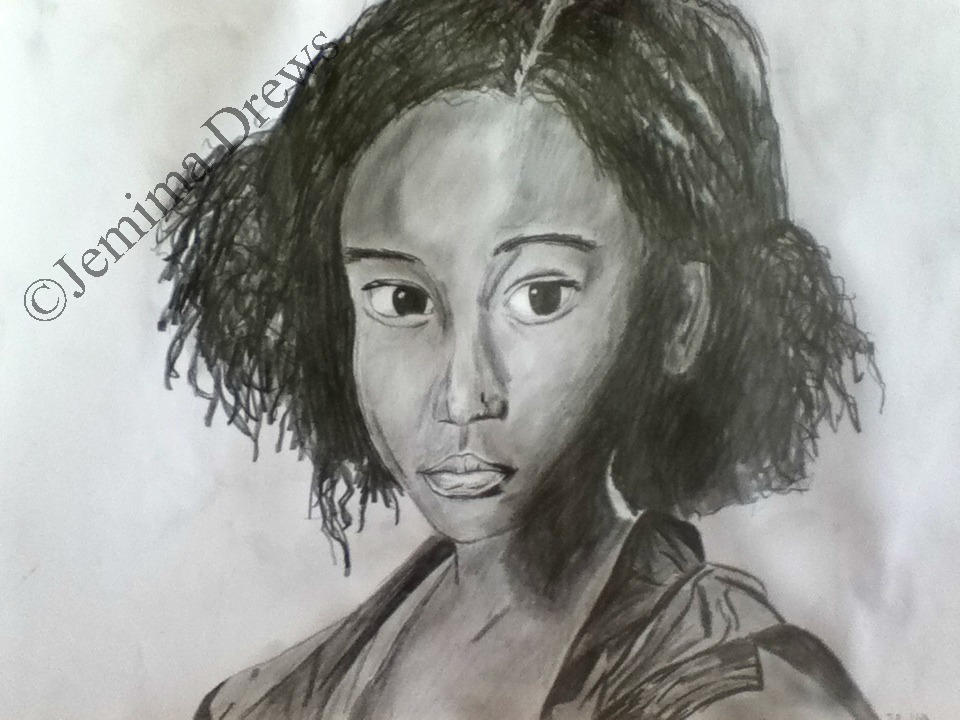 Rue Pencil Drawing from The Hunger Games by jemimadrews on DeviantArt