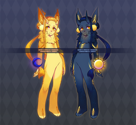 Kiun Custom: Sun and Moon twins