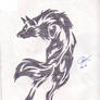 Wolf: Black Pen...