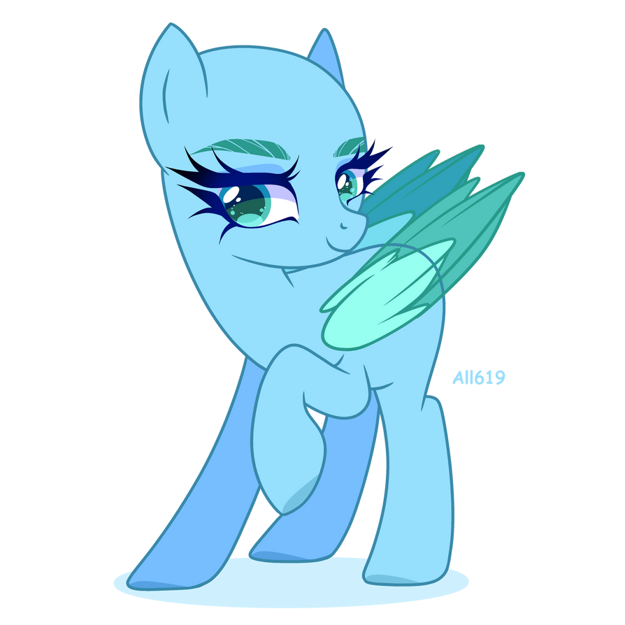 Mlp Base Color Guide 9 MLP Base #9 by All619 on DeviantArt