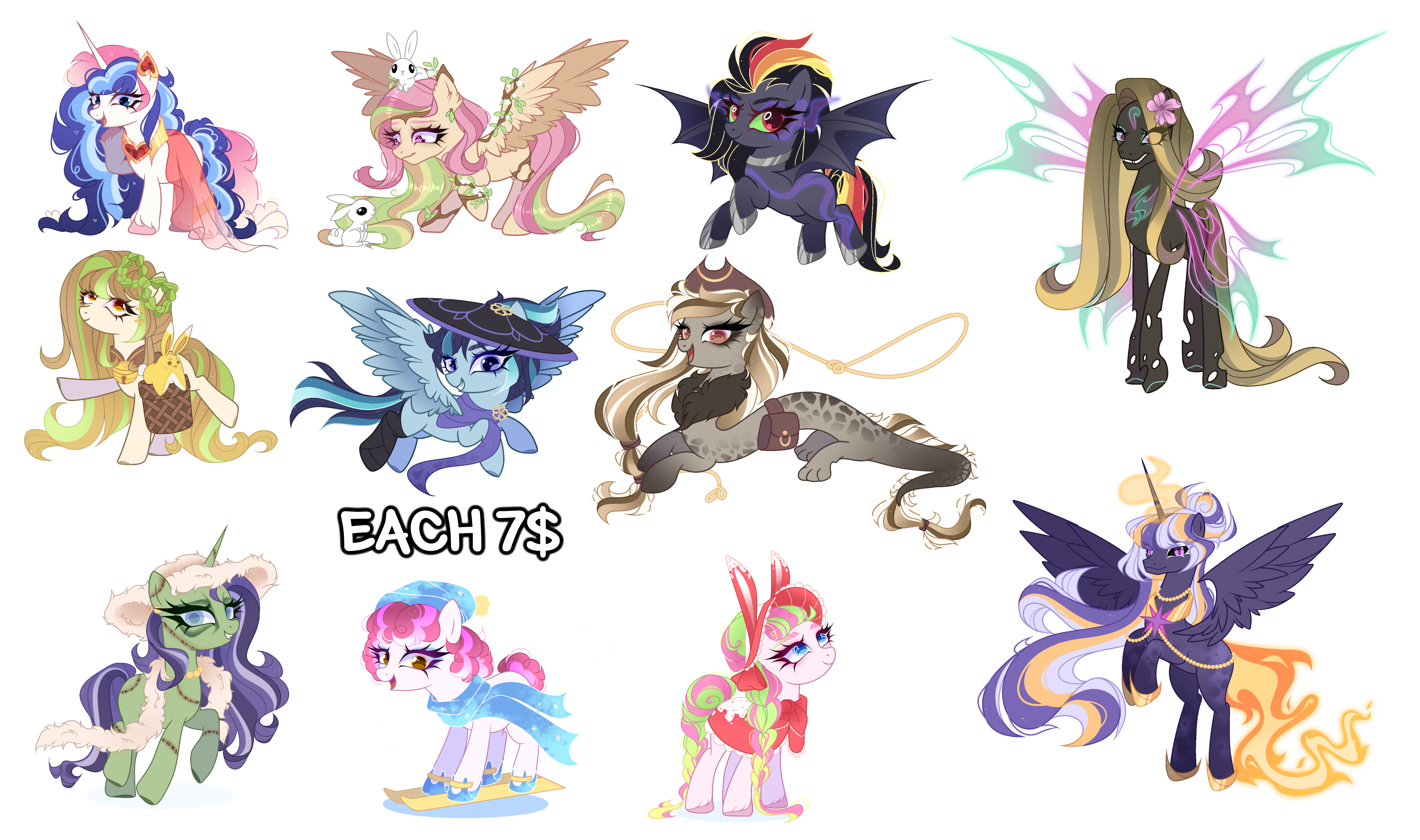 Mlp Next Gen Color Guide MLP Next Gen Unsolded Adoptables Final OPEN by All619 on DeviantArt
