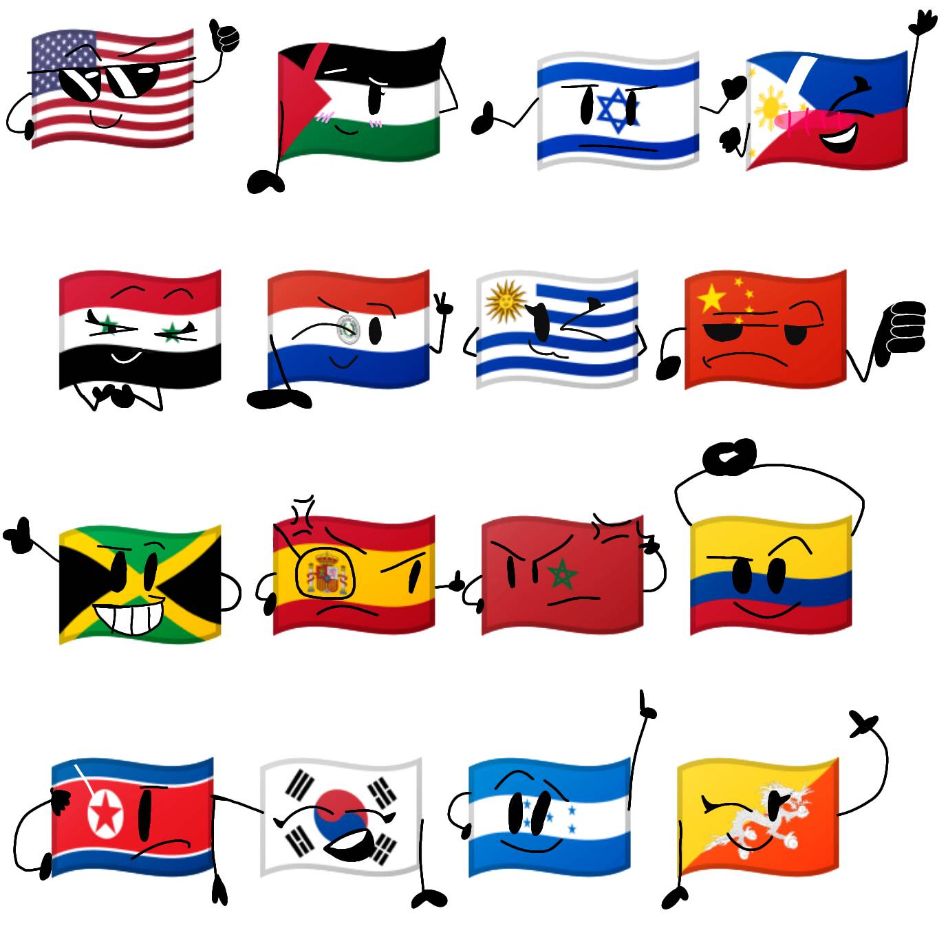 Random countries by purpleshark2010 on DeviantArt