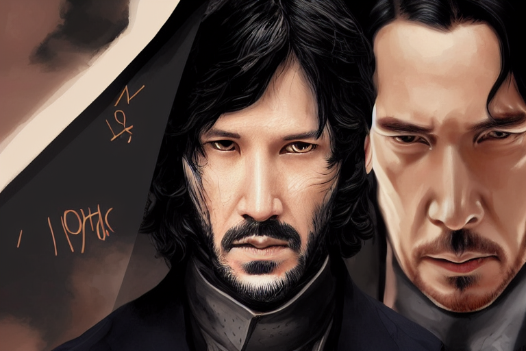 Keanu Reeves and Adam Driver by VirtualzArtist on DeviantArt