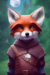 Robin Fox Hood fairy-tail version