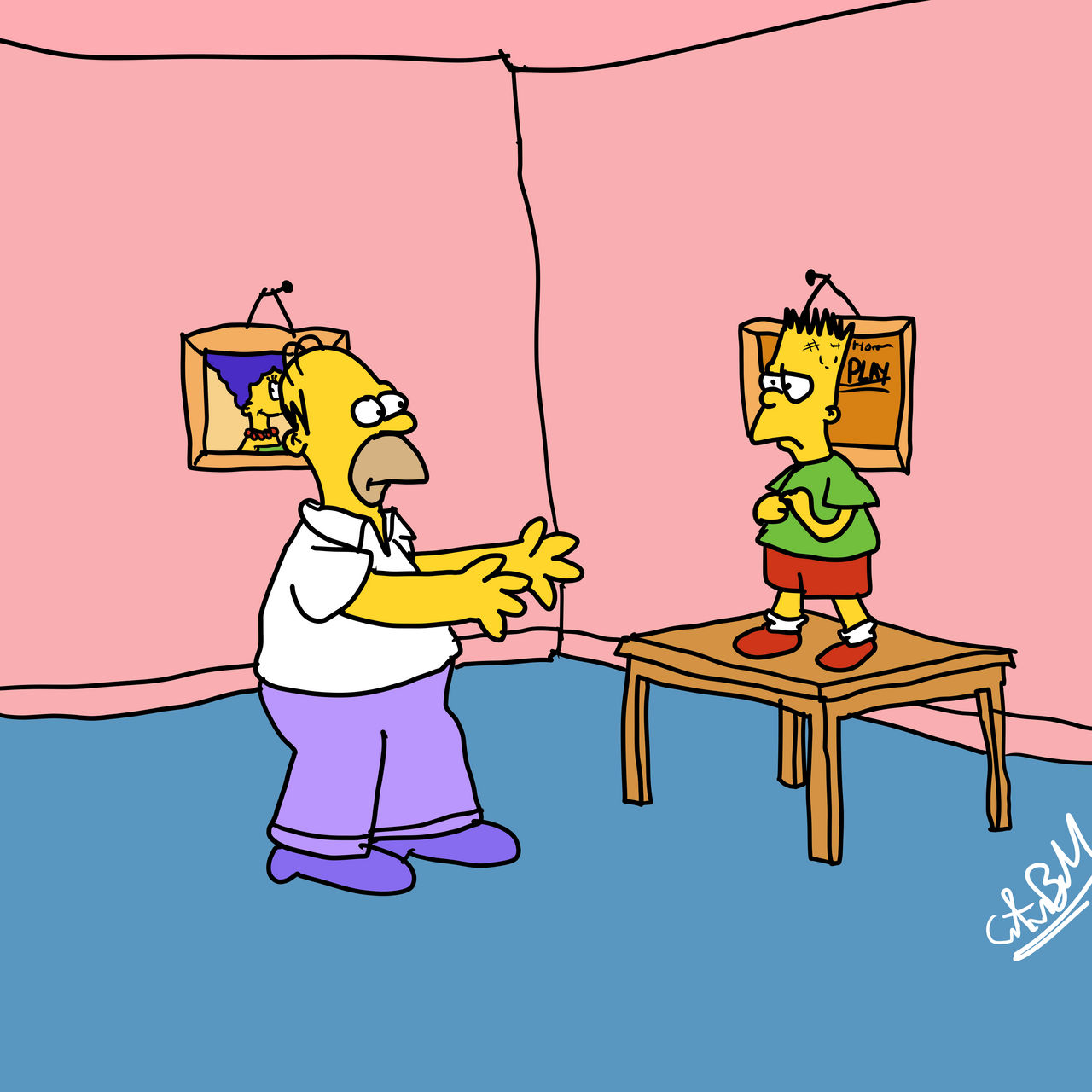 Tracey Ullman Simpsons Bart Jumps (1987) by thebull1980sCECfan on