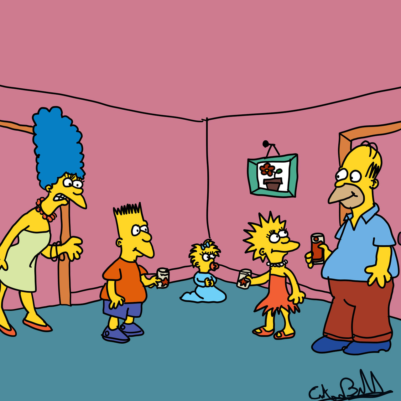 Tracey Ullman Simpsons burp contest (1987) by thebull1980sCECfan on