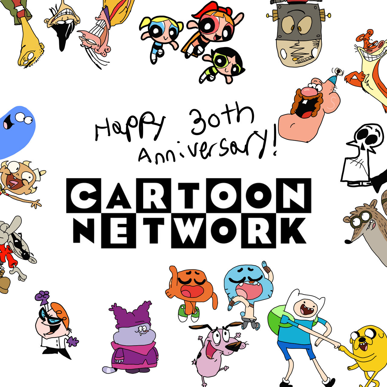 Happy 30th Anniversary Cartoon Network. by thebull1980sCECfan on DeviantArt