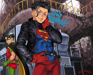 Superboy and Robin