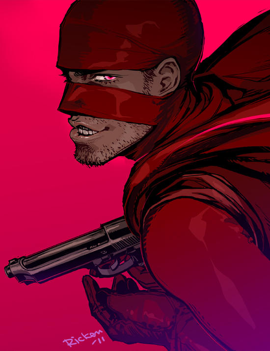 RED MIST Comic Ver. by RickenArt on DeviantArt