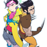 Wolverine and Jubilee 02