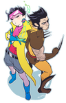 Wolverine and Jubilee 02