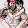 Wolverine and Jubilee 03: her shades, his hat