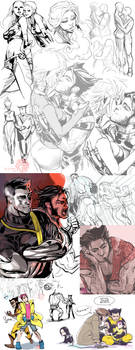 Some X-men sketches