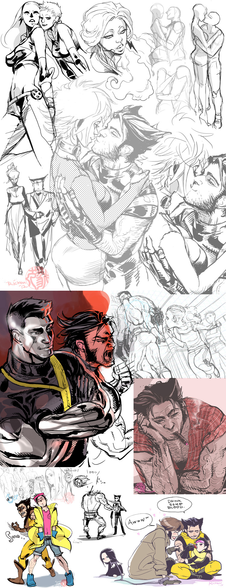 Some X-men sketches