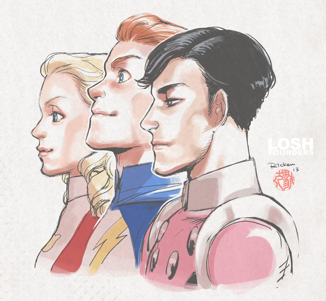 LoSH founders by Ricken-Art