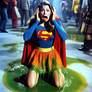 Supergirl's Slimy Skirt Accident 3