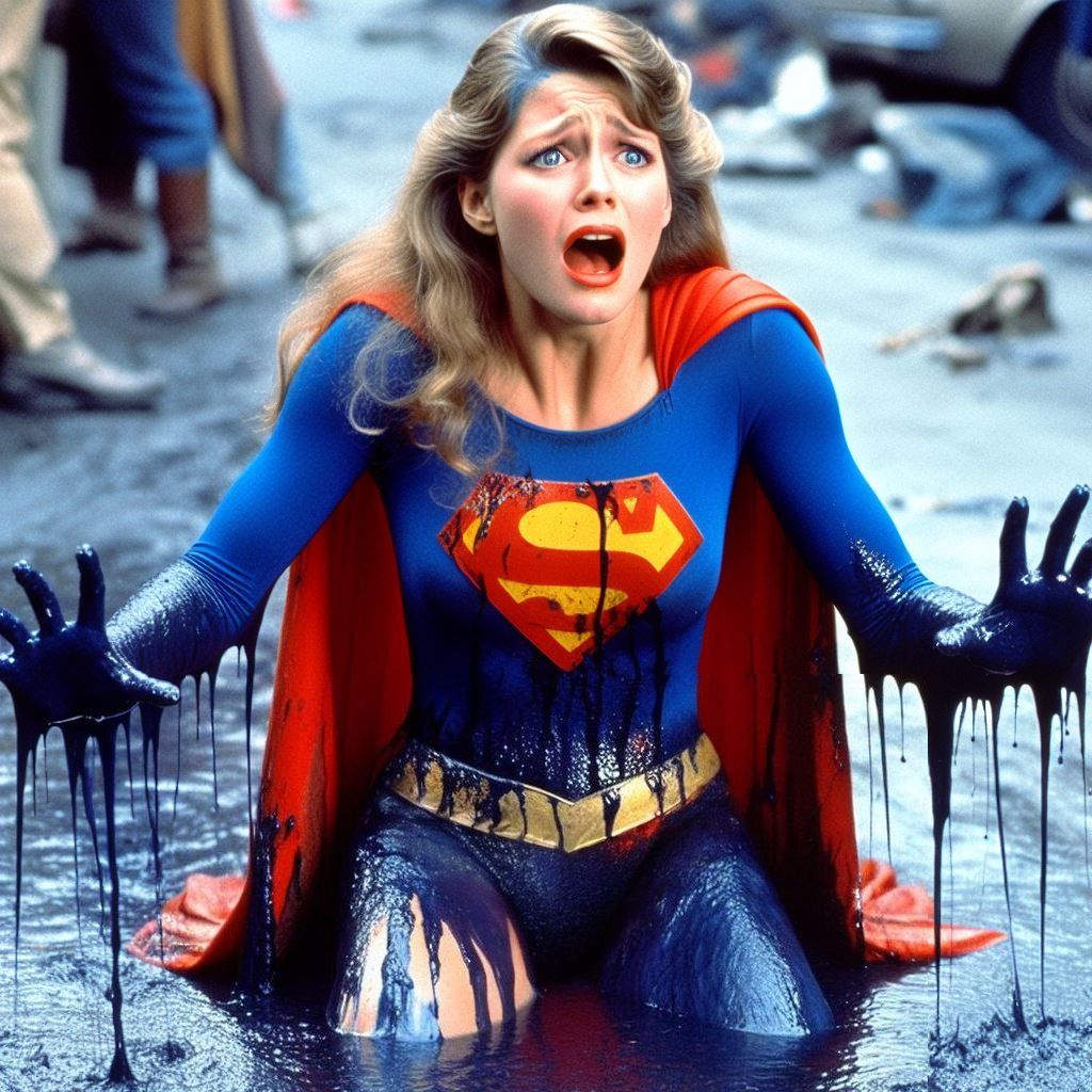 Supergirl Mud Stuck (Stained Panty) by Scarlett-Glory on DeviantArt