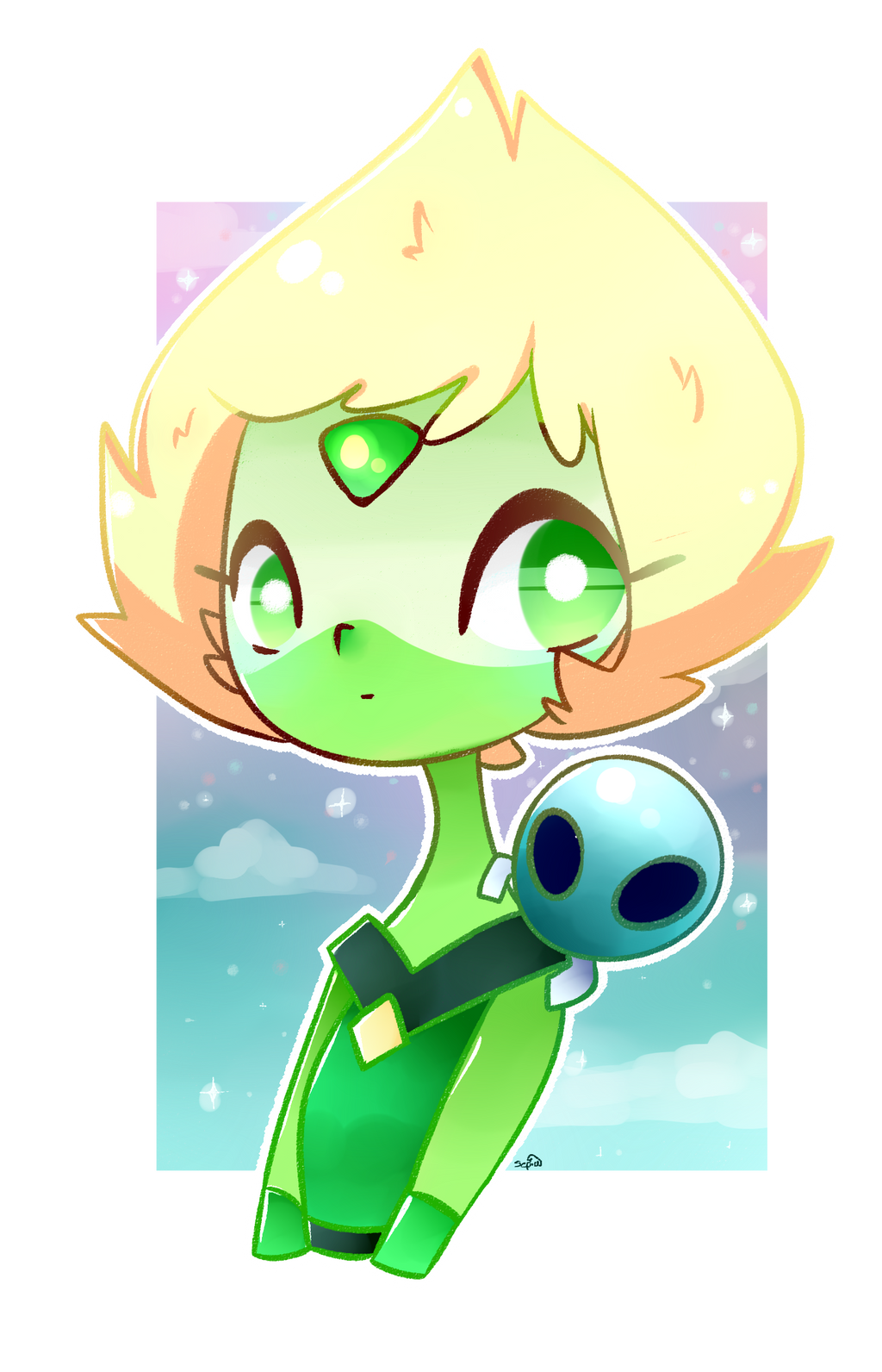 Chibi Peridot :RedBubble: