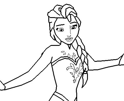 Elsa Plit Elsa with plait and original dress by ScarzDaughter on DeviantArt