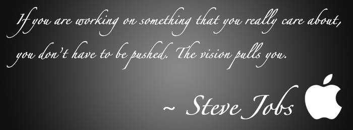 Steve Jobs quote FB banner