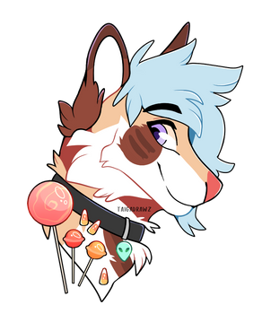 Candy Canine YCH: Deni