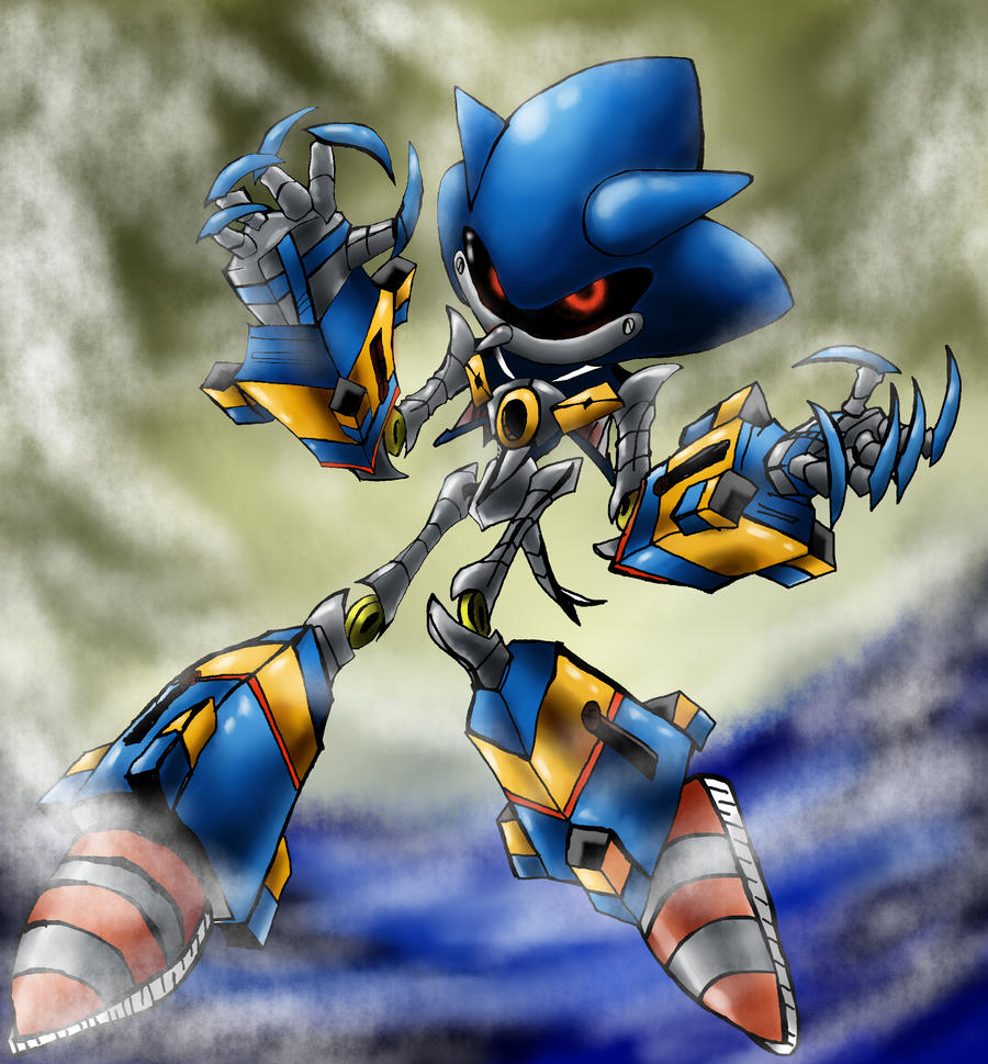 MetalSonic FanArt 02 by ICUdhara on DeviantArt