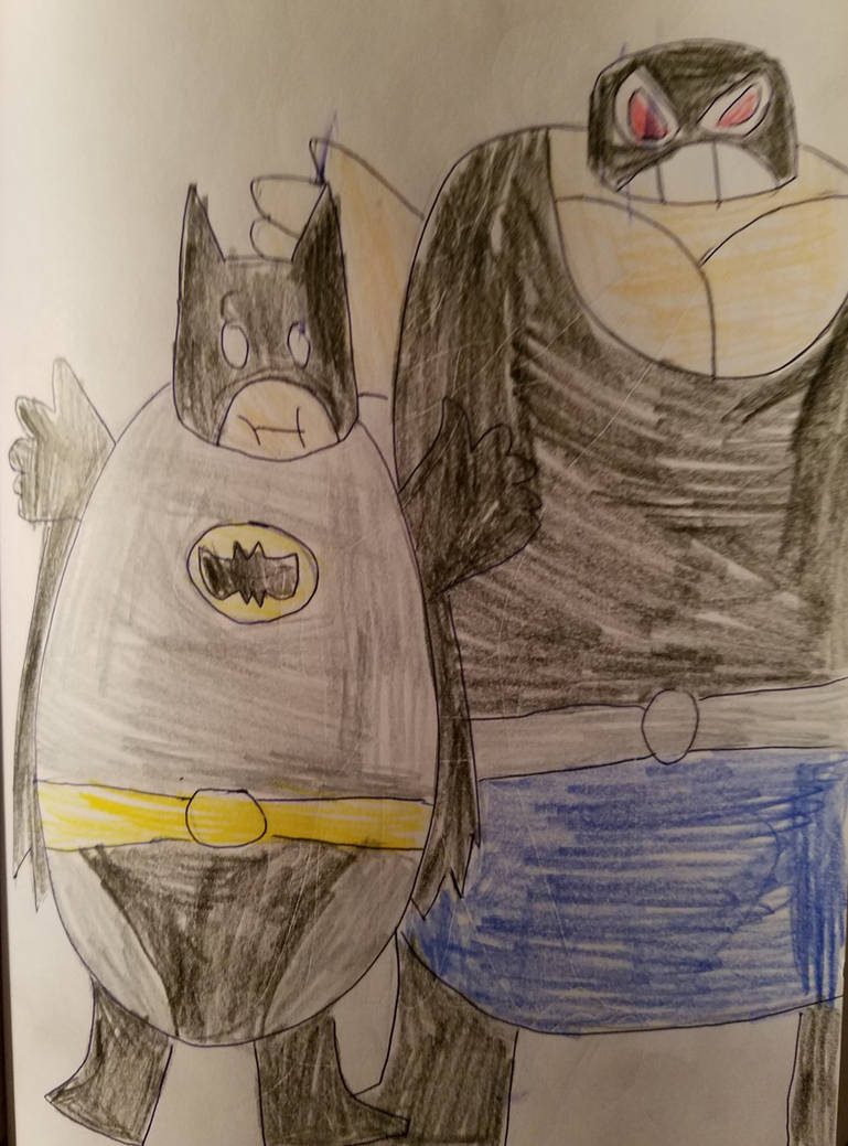 Mesh Inflation Batman Batman And Bane inflation by NickTheMonkey on DeviantArt