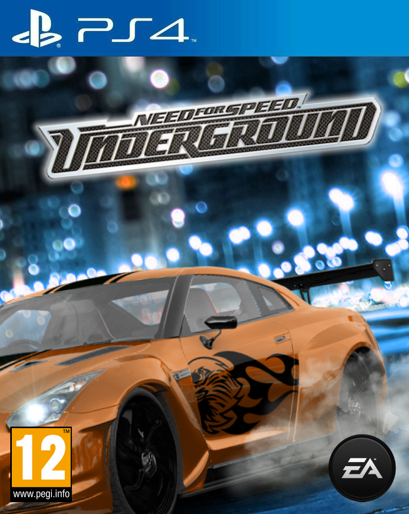 Need for Speed Underground Remake Cover (PS4) by ...