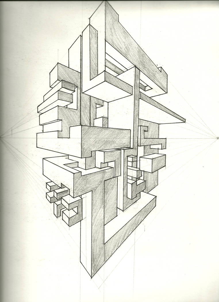 Two Point Perspective Pro Two Point Perspective Exercise by tower015 on DeviantArt