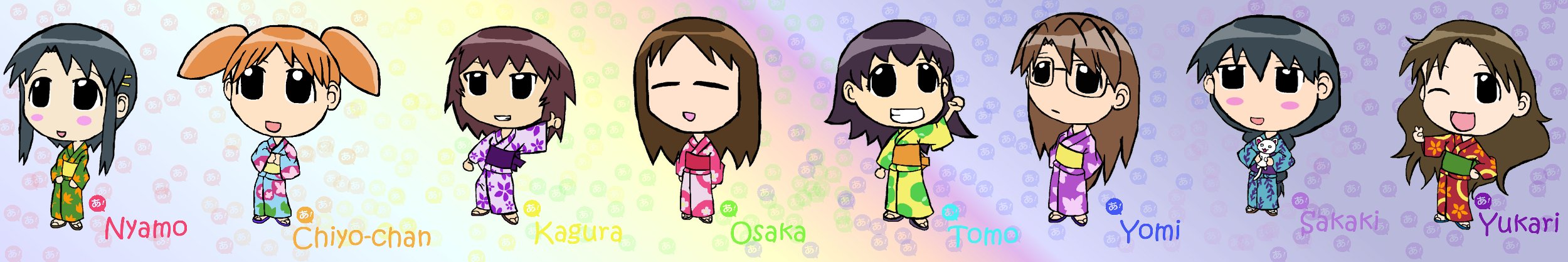 Download Azumanga Daioh Chibis By Goldfish078 On Deviantart For Android Get Wallpaper Azumanga Daioh Chibis By Goldfish078 On Deviantart Desktop Wallpaper