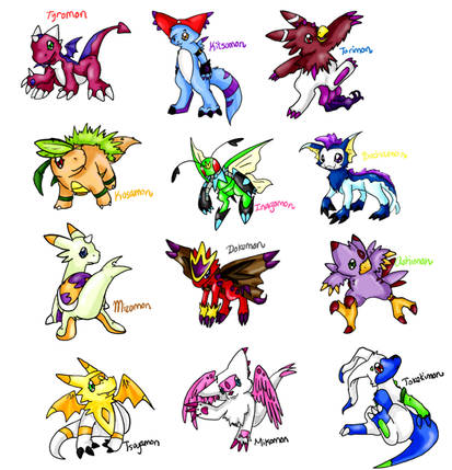 First Digimon Ever Original Digimon Monsters