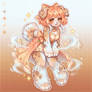 OPEN | Peach creme | Furry dog adoptable