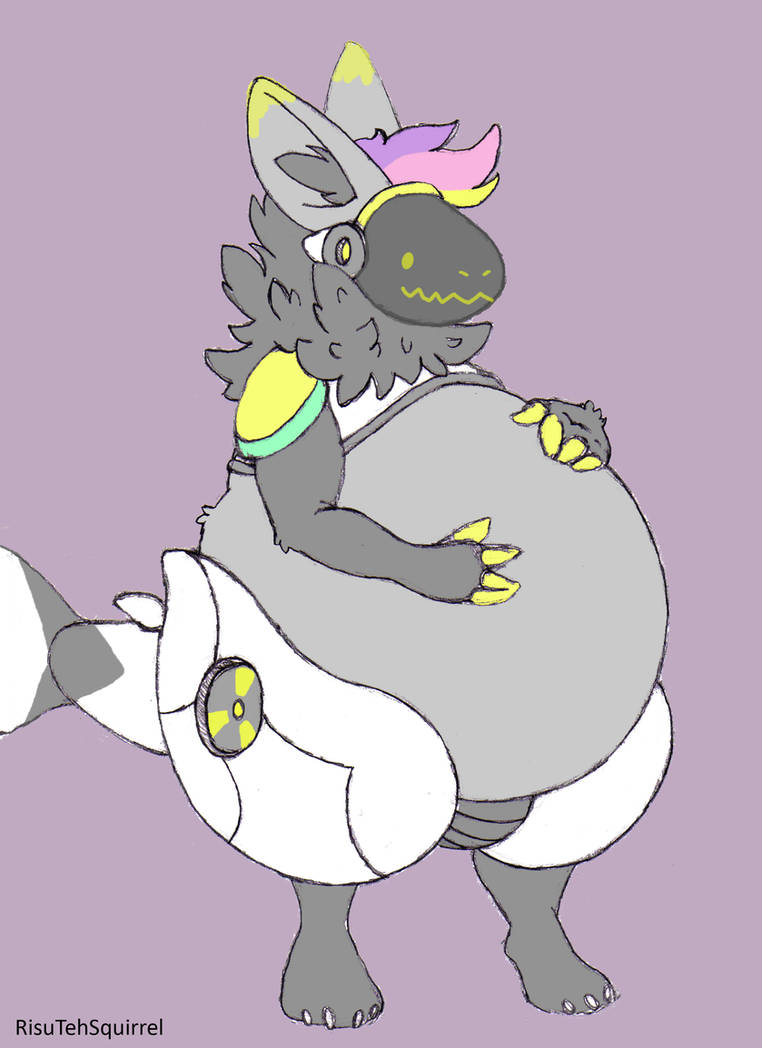 Protogen Inflation Fat Protogen by RisuTehSquirrel on DeviantArt