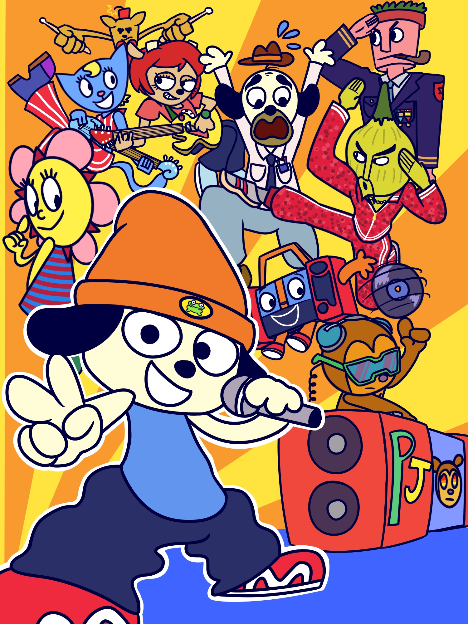 PaRappa the Rapper Too by Sketchingtn on DeviantArt