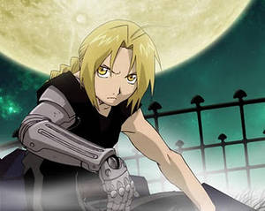 Edward Elric- Under the moon