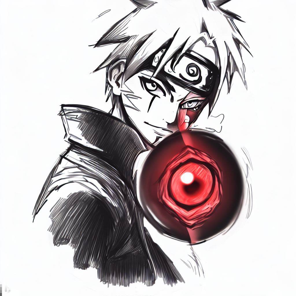 kakashi) from naruto sketch drawing by CreepyKeyPasta on DeviantArt