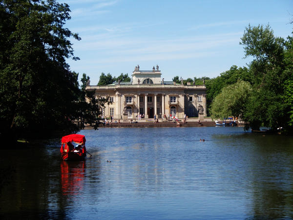 Palace and a boat