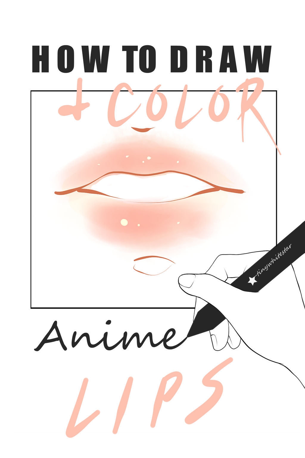 How To Draw and Color Anime Lips | Female by tinywhitestar on DeviantArt