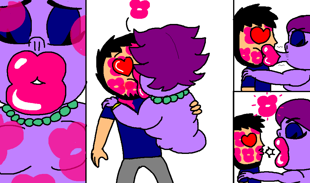 Kiss Deviantart Guess who is back by lipstickkissesmaster on DeviantArt