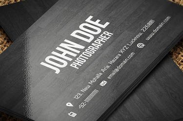 Creative Wooden Business Card