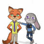 Nick Wilde x Judy Hopps (Zootopia)