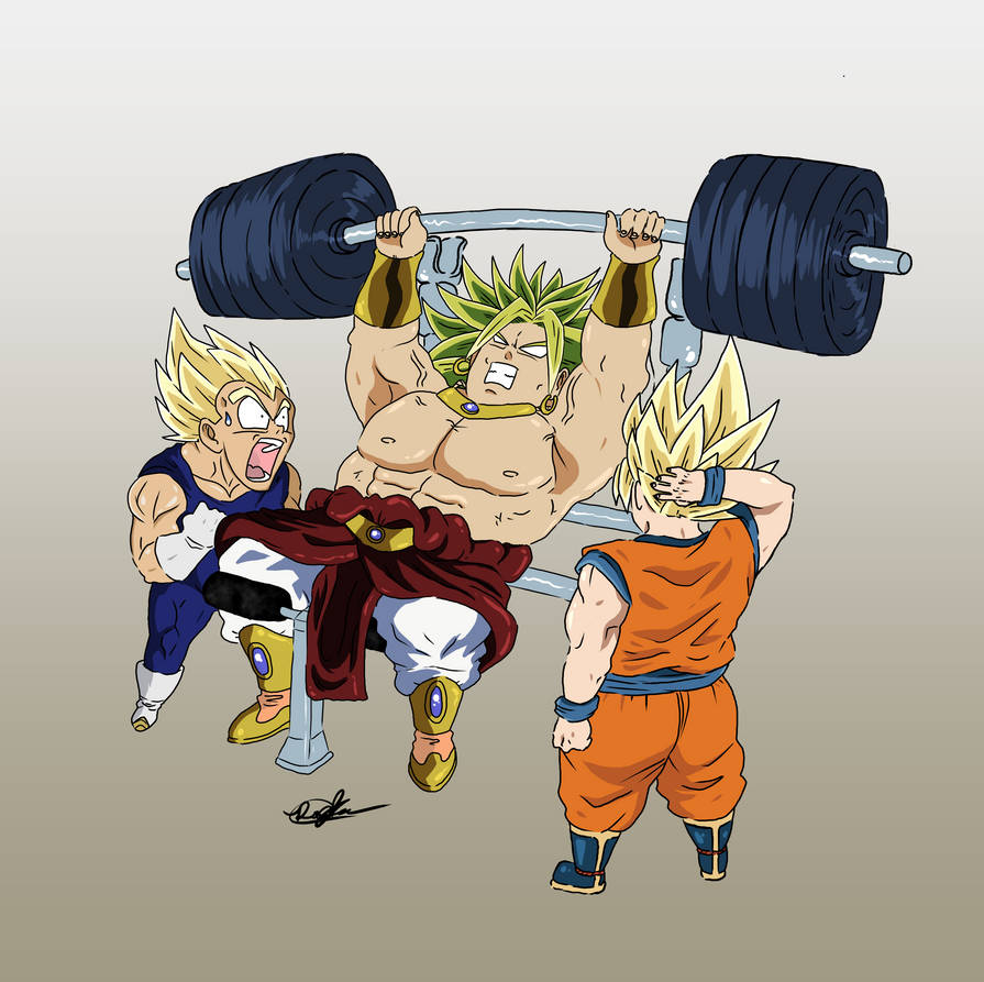 Broly Gym by KaijuBrothers on DeviantArt